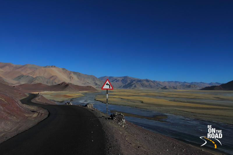 The Army road that leads to Hanle in the Changthang Cold Desert, Ladakh, India