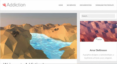 Addiction is another premium and responsive blogger theme