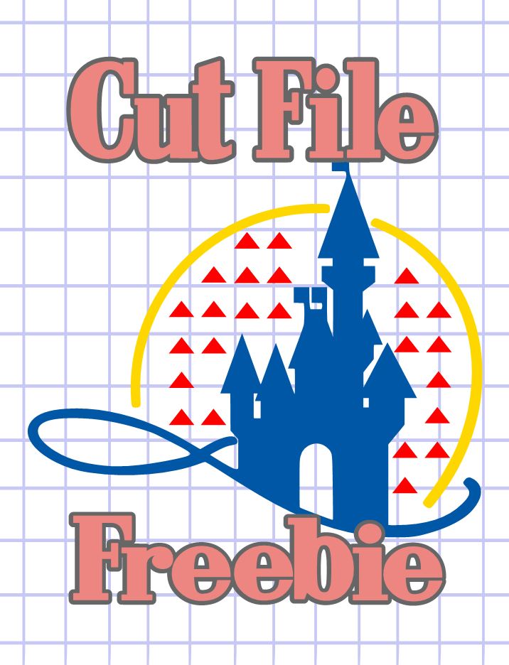Download The Scrapoholic : Cut File Freebie {2018} Disney Castle #01