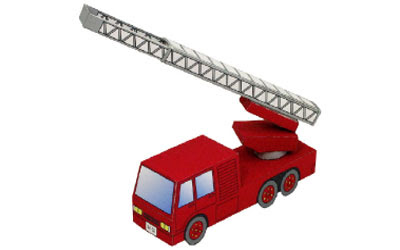 fire engine papercraft