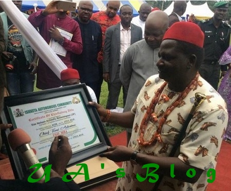 Buhari's Aide, Femi Adesina Conferred With Chieftaincy Title In Abia (Photos)