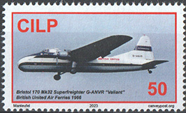 BUAF Bristol Superfreighter stamp from CILP