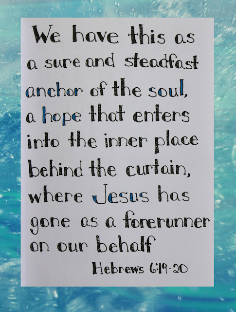 Scripture Writing, Hebrews 6:19-20