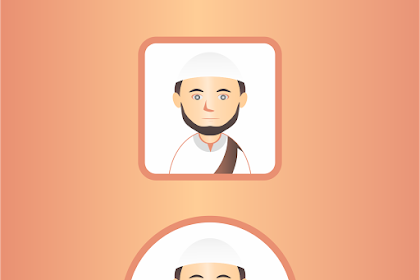 Membuat Avatar Pria Muslim Dengan Corel Draw X7 by inyonk99