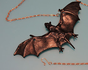 bat necklace tutorial