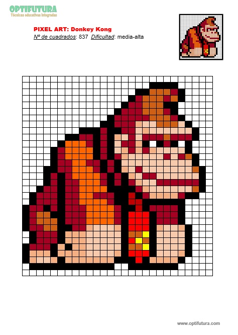 Donkey Kong [Pixel Art] ~ Optifutura