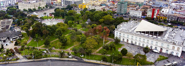 Parque De La Exposición vista aerea