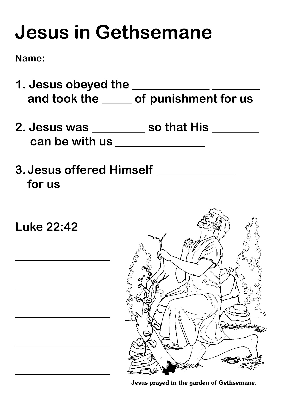 Download Growing Kids in Grace: Jesus in the Garden of Gethsemane