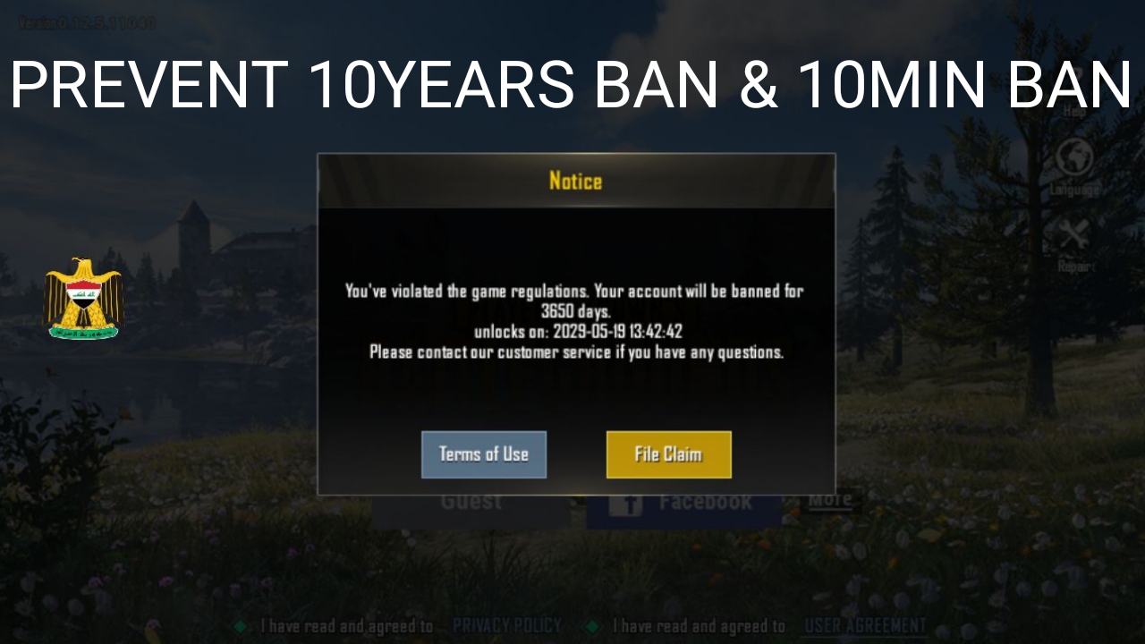 How To Prevent Pubg Mobile 10 Years Ban & 10 Minutes Ban - 