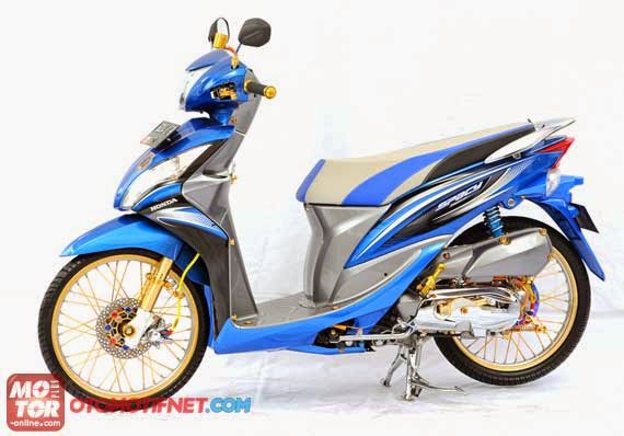 Modifikasi Motor Honda Spacy Velg Jari-Jari Terbaru