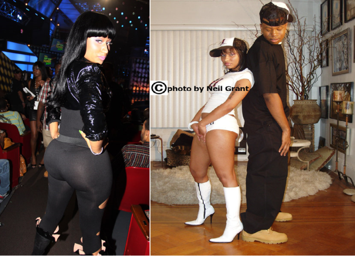 nicki minaj booty fake before and after. 2011 Nicki Minaj Booty Before