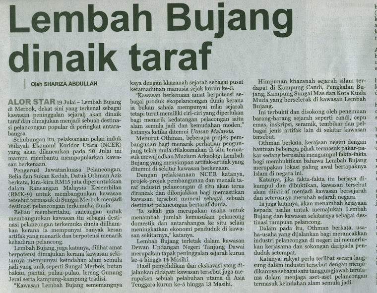 KERATAN AKHBAR, UTUSAN, 24 JULAI 2007