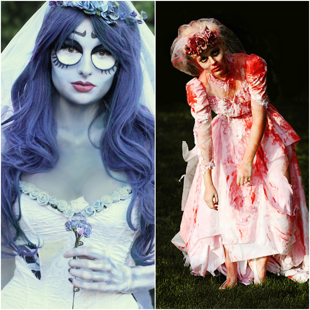 corpse bride zombie bride outfit ideas for halloween fancy dress costumes 2014