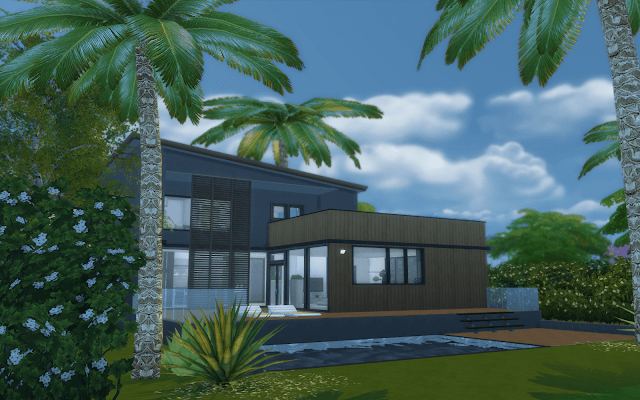 Villa moderne Sims 4