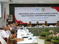 UNS Terima Kunjungan Komisi X DPR RI