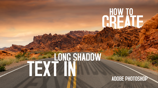 How to Create Long Shadow Text in Adobe Photoshop