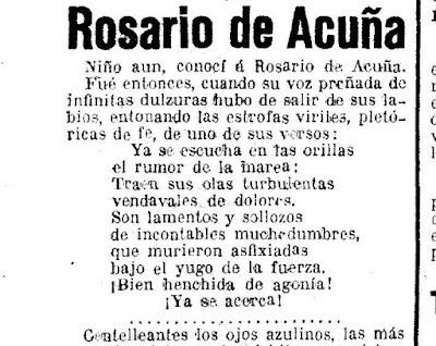 Fragmento del artículo publicado en El Noroeste