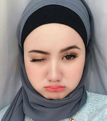 model hijab untuk wajah bulat terbaru