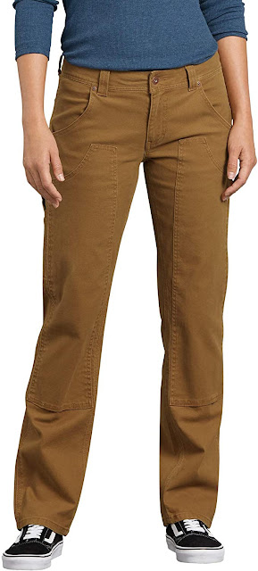 Dickies women's slim straight work pant