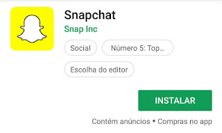 Como instalo o Snapchat