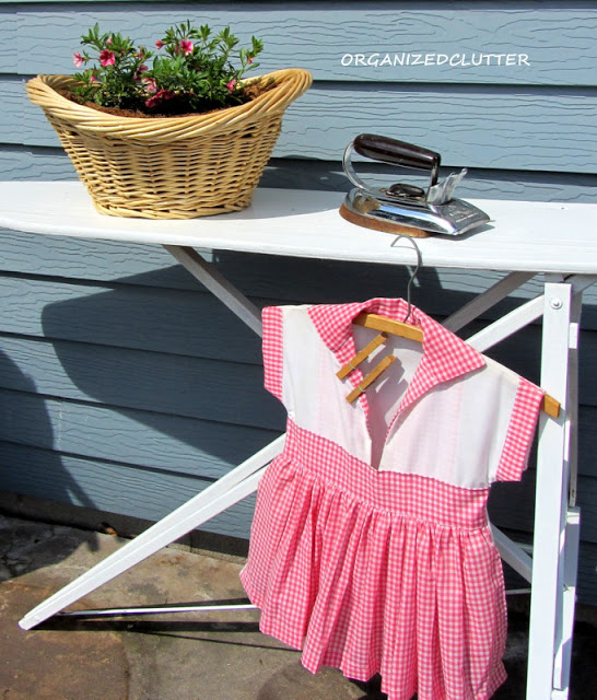 Revisiting Vignettes:  Pressing Garden Matters, Another Kitchen Fairy Garden, & Laundry Themed Wheelbarrow