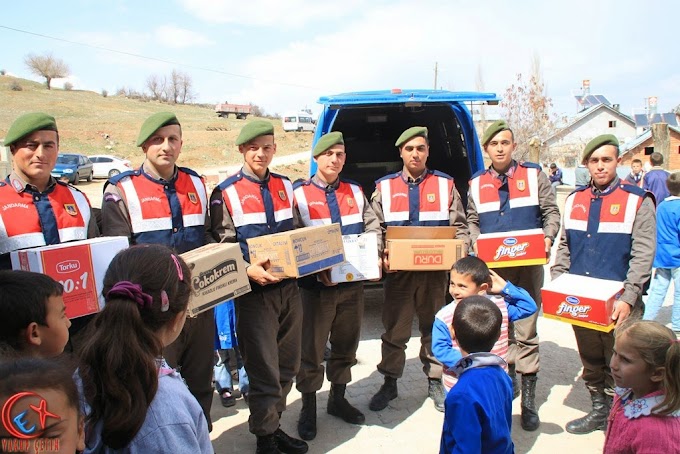 Bozkır Jandarma Komutanlığı Desteğiyle Bozkır'da Her yer kitap, her yer aydınlık