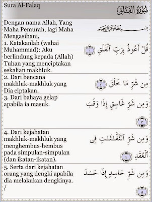 Doa Mujarab Dari Surah Al Falaq