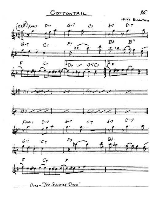 Partitura Saxofón Duke Ellington