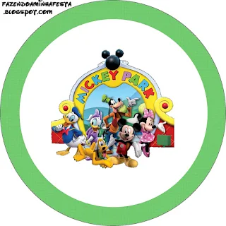 Mickey Clubhouse, Toppers or Free Printable Candy Bar Labels