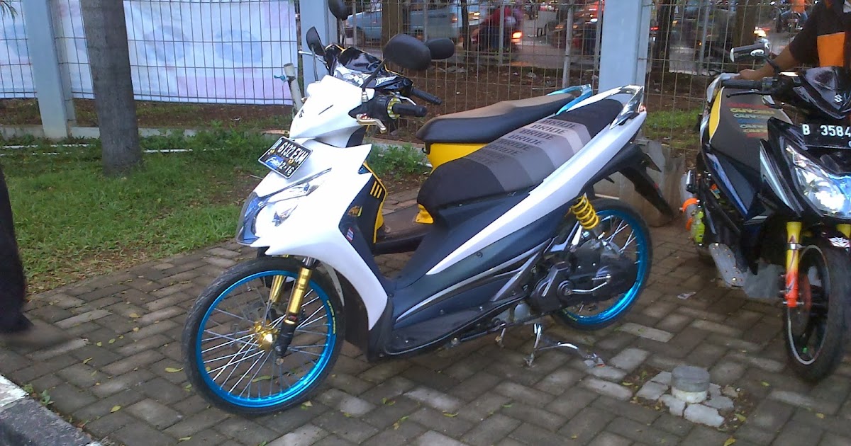 25 Galeri Modifikasi Motor  Matic  Suzuki  Hayate  Terkeren 