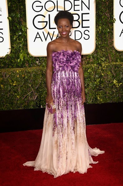 Lupita Nyong'o attends the 72nd Annual Golden Globe Awards