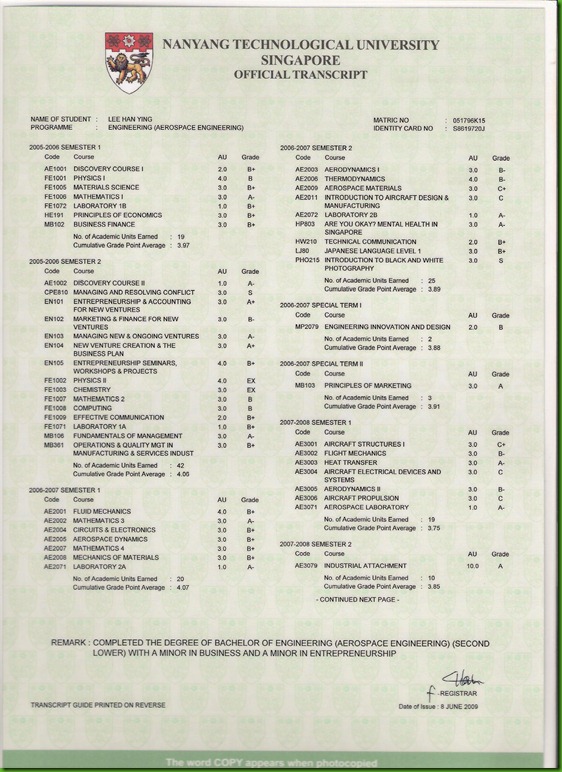 Official Transcript 001