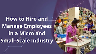Hire and Manage Employees  in a Micro and Small-Scale Industry
