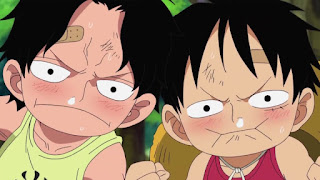 ワンピースアニメ ルフィ エース サボ 幼少期 Luffy's Childhood