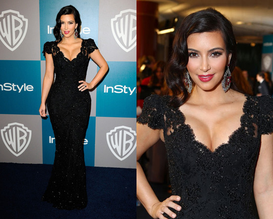 kim kardashian bruce oldfield dress golden globes 2012