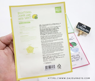 Review A'BLOOM Refreshing Skin Mask Pack