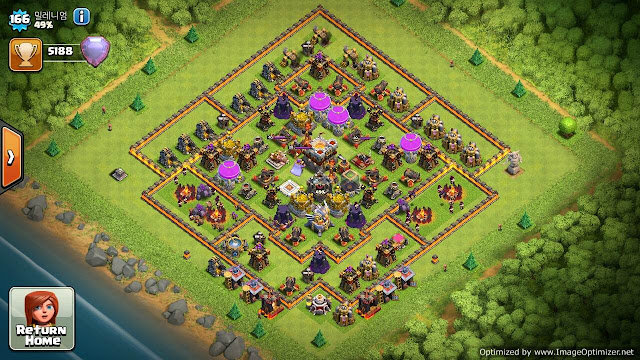 Kumpulan Formasi Base Clash of Clans Terbaik Town Hall 11