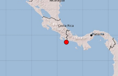 FUERTES SISMOS EN LA FRONTERA ENTRE COSTA RICA Y PANAMA