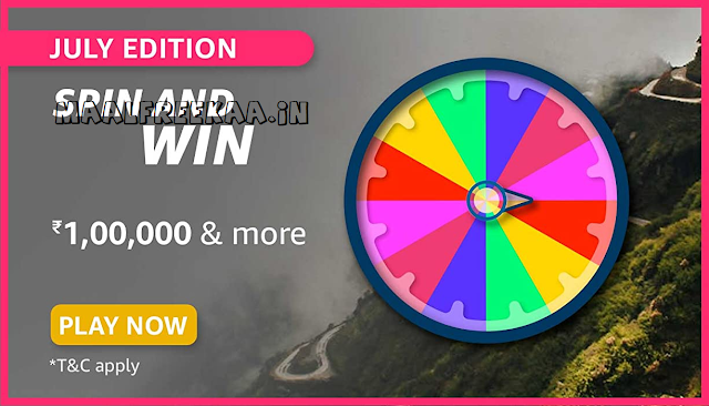 Lucky Draw By Spin And Win Contest