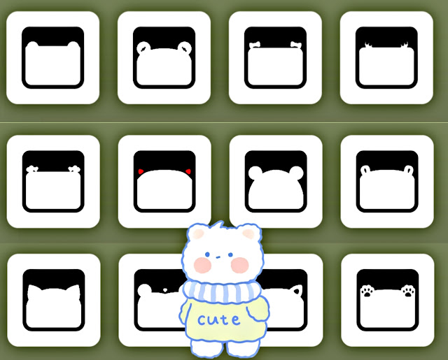 CUTE NOTCH: Fondos de pantalla kawaii