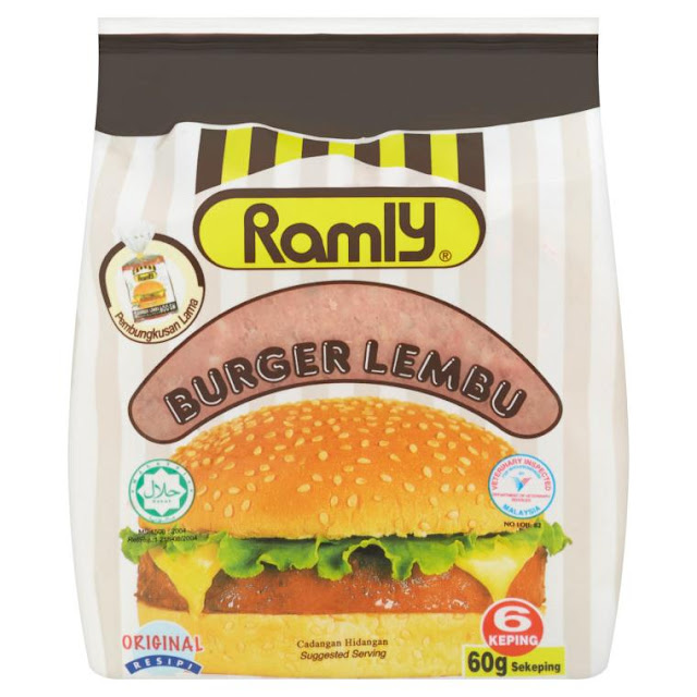 Resepi menggunakan Burger Lembu Ramly @ Ramly Beef Burger 
