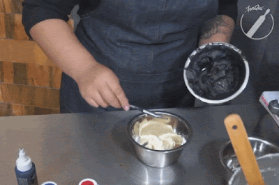 Como pintar betun ROJO, NEGRO, GRIS y AZUL FonQui reposteria Como pintar betun ROJO, NEGRO, GRIS y AZUL FonQui reposteria