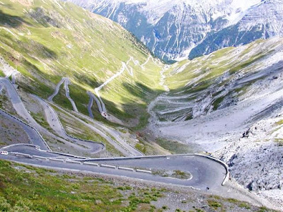 Stelvio Pass road