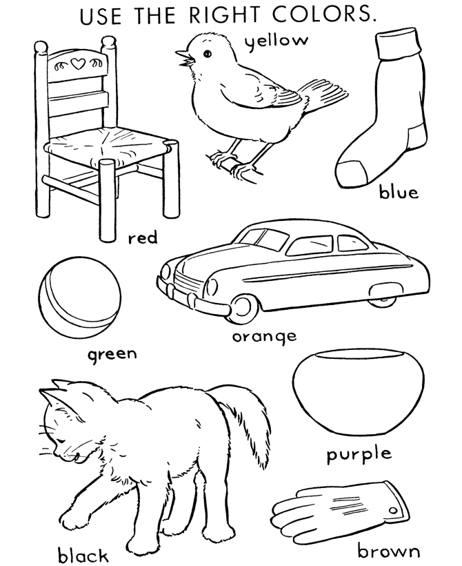 Coloring Instructions Coloring Page
