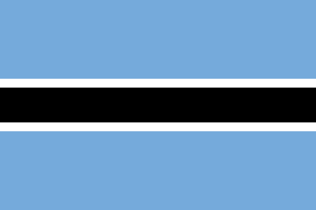 Bendera negara Botswana