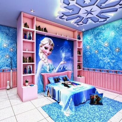 Kamar Tidur Anak Perempuan Frozen