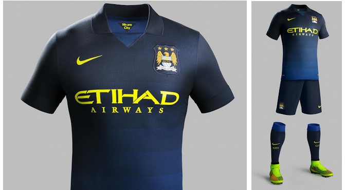  Desain  Jersey  Resmi Manchester  City Musim 14 15 Desain  