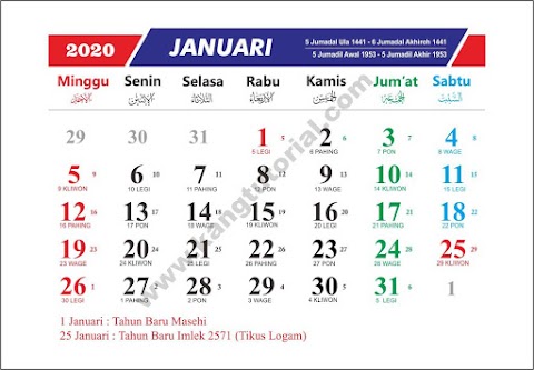 Kalender Ramadhan 2020 Lengkap