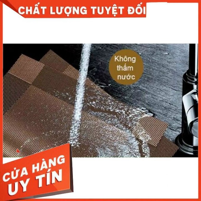 [ huatuannghia ] [SIÊU SALE] Tấm Lót Trang Trí Bàn Ăn (30cm x 45cm) Cao Cấp Chống Thấm Nước