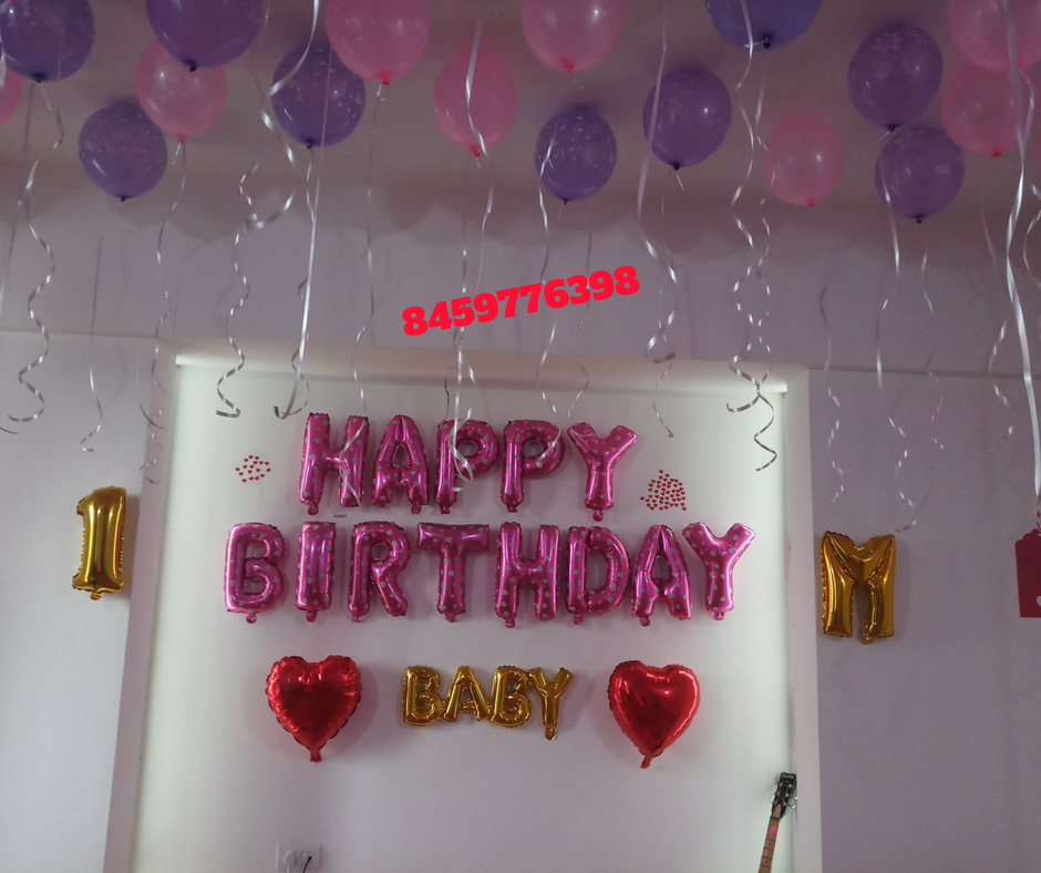 Romantic Room Decoration For Surprise  Birthday Party in 